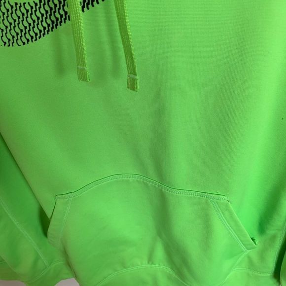 Men’s Nike thermal fit hoodie size M Neon green - Picture 5 of 5